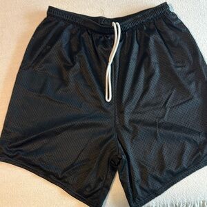 Black Athletic Men's Shorts